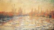 Ice Thawing on the Seine Claude Monet